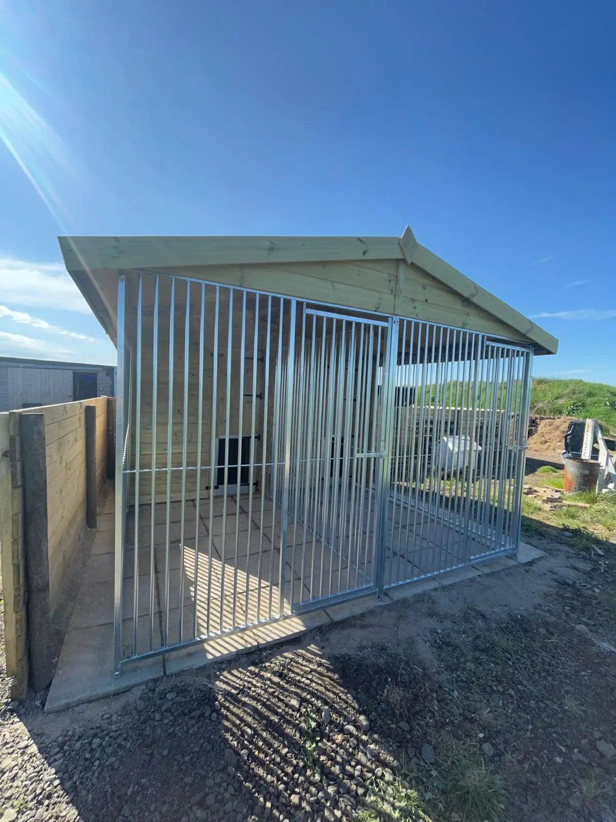 10 x 12ft Double Dog Kennel – Professional Installation Included