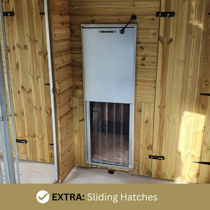 6.5 x 7ft Double Dog Kennel – Professional Installation Included
